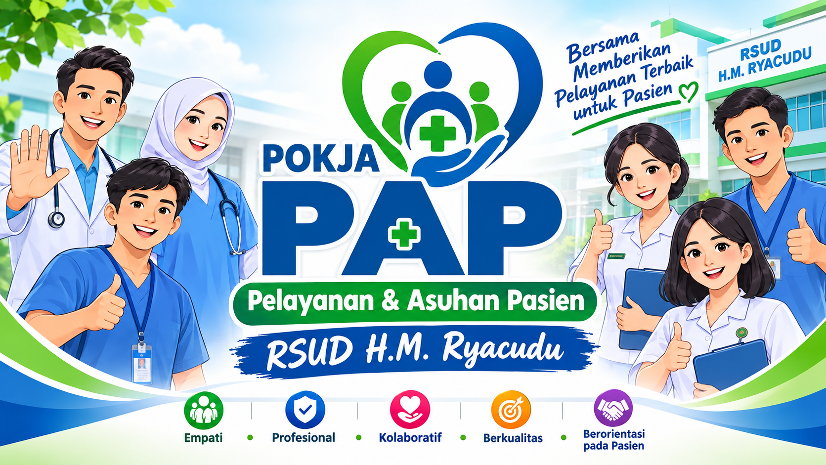 Ruang pelayanan RSUD H.M. Ryacudu